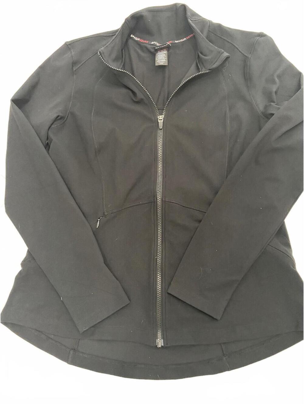 Spyder Active Women's Black Full-Zip Jacket XL NWOT